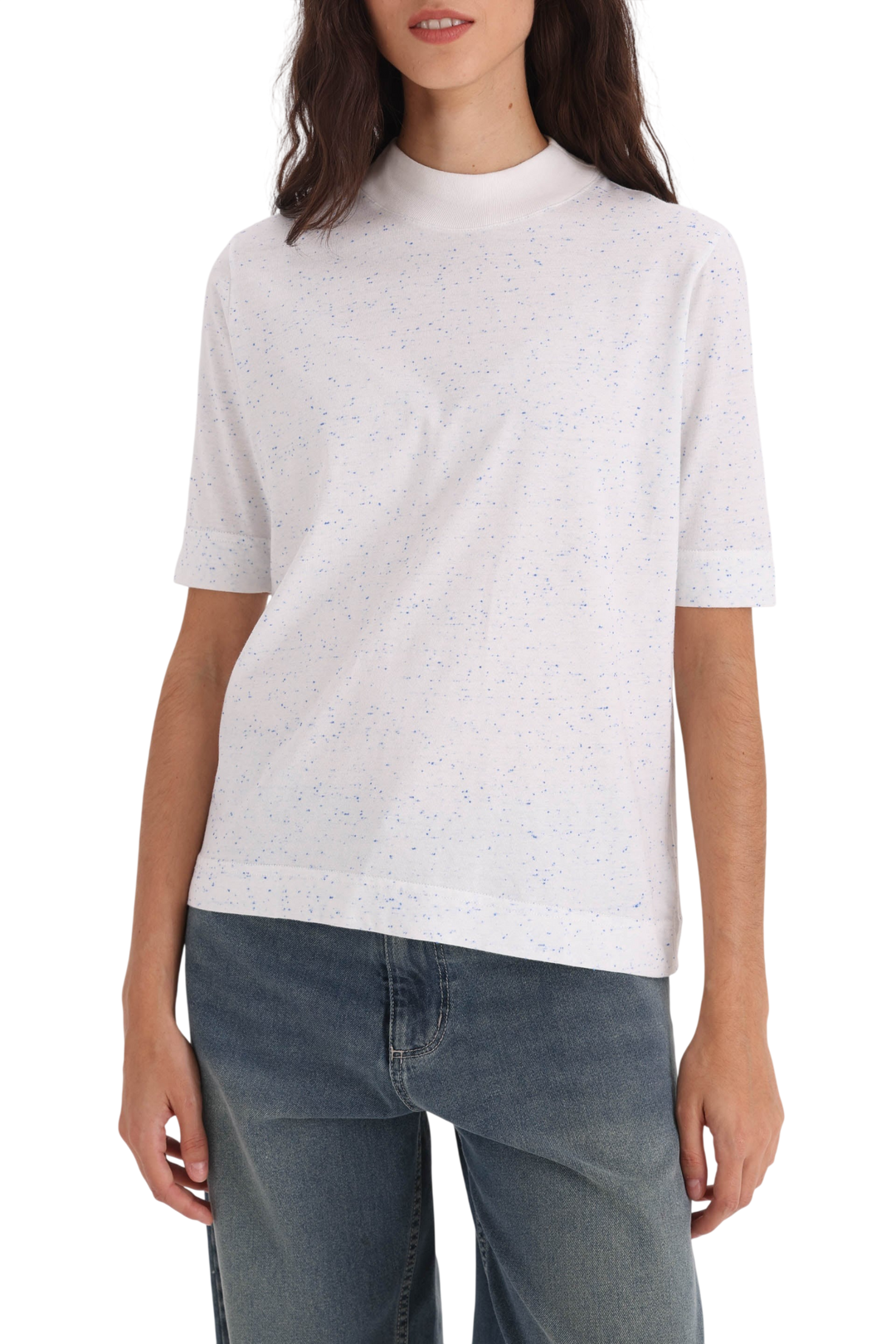 Remera Justina Mouline Mujer Manga Corta