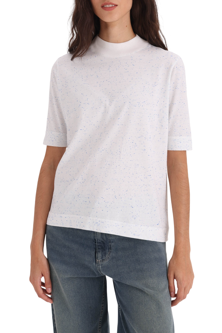 Remera Justina Mouline Mujer Manga Corta