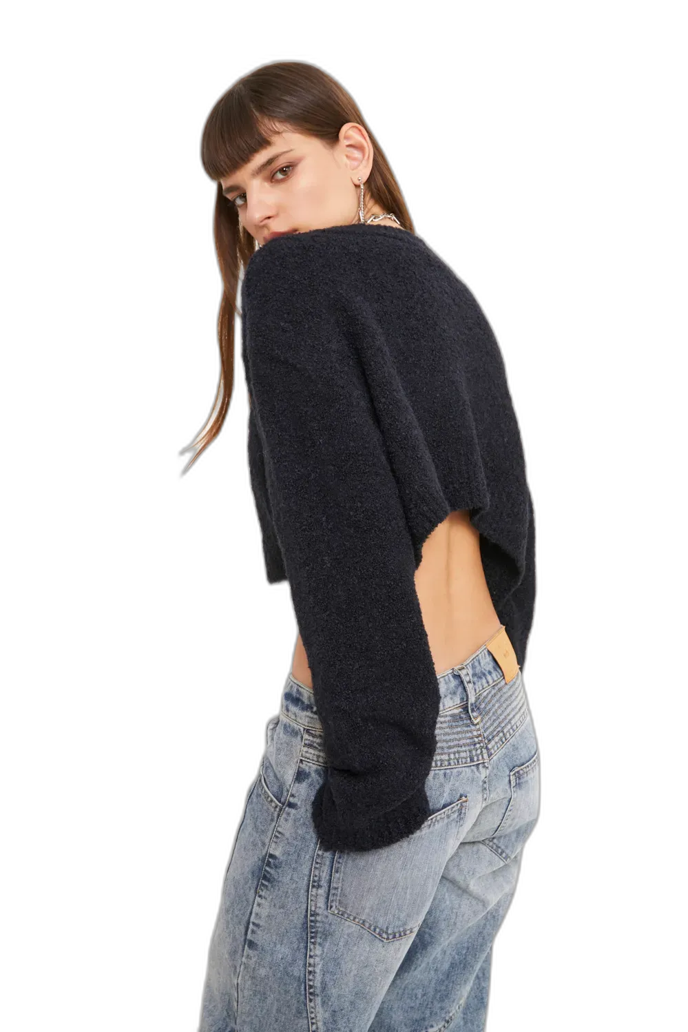 SWEATER CROP BACKUP K