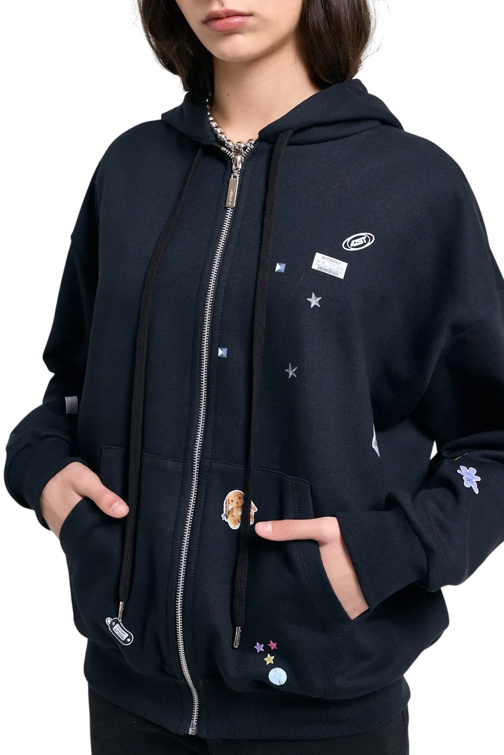 Campera 47 Street Stickers para Mujer