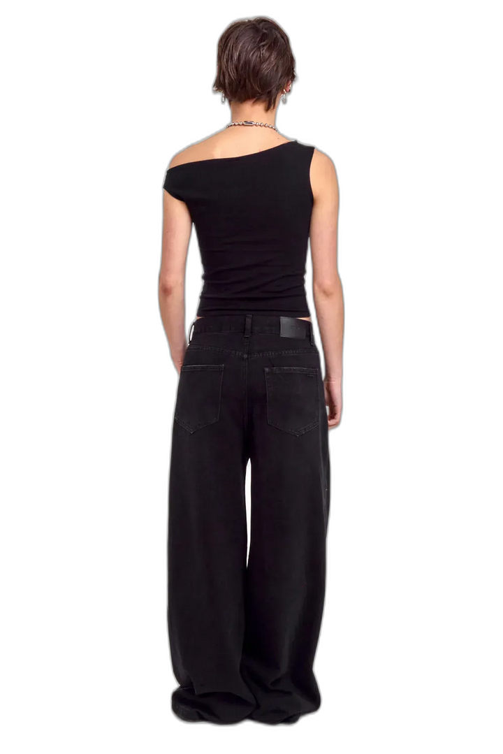 JEAN WIDE LEG DARK