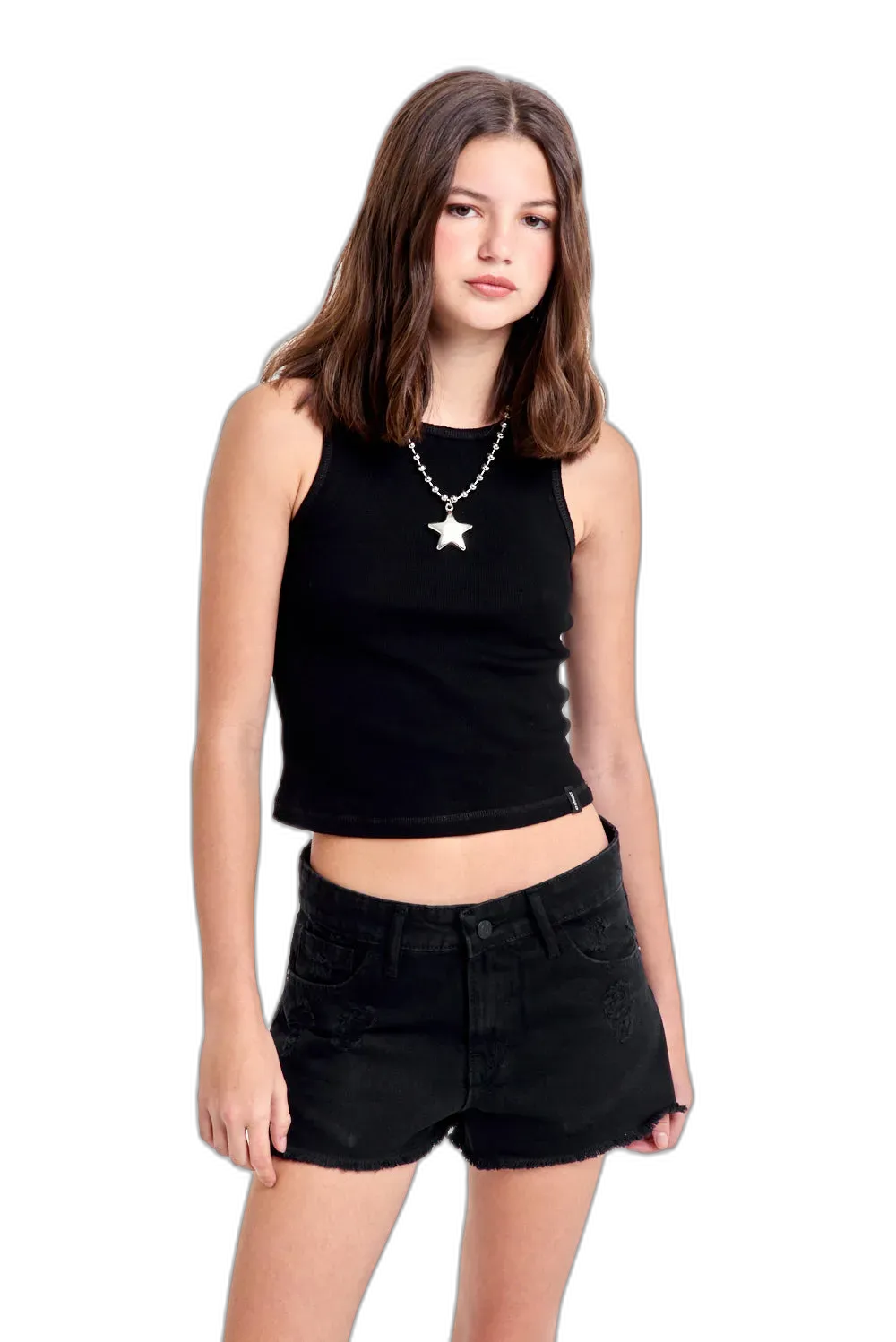 SHORT BRANDO BLACK