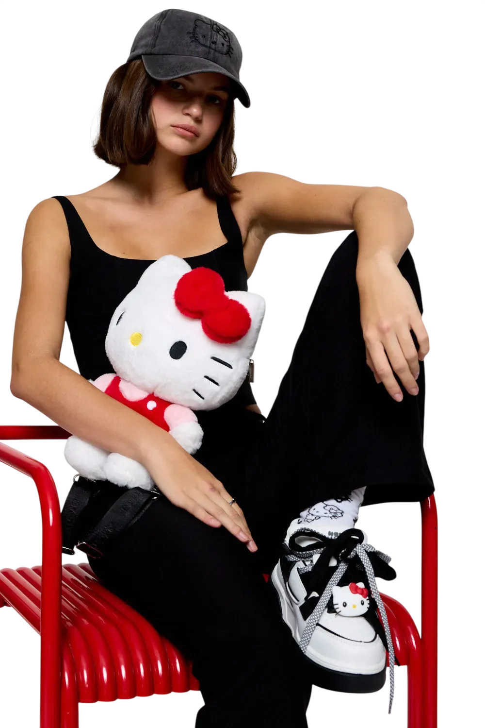 Gorra 47 Street Hello Kitty Bordada Mujer