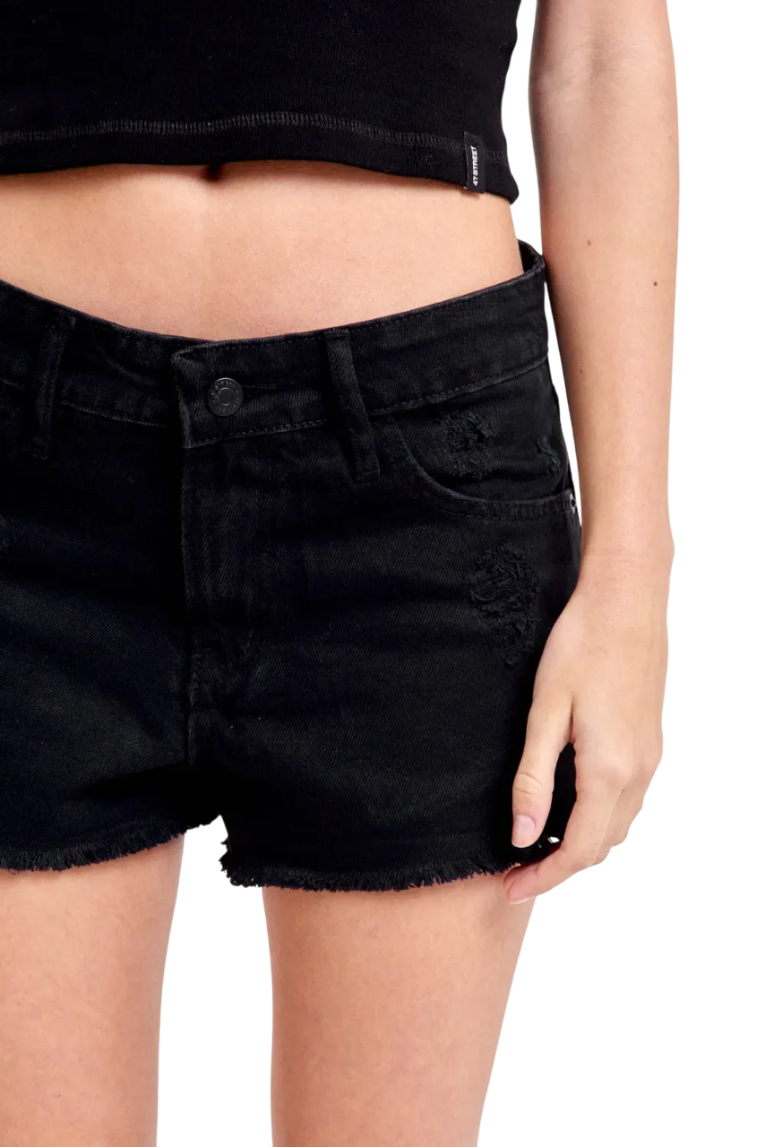 SHORT BRANDO BLACK
