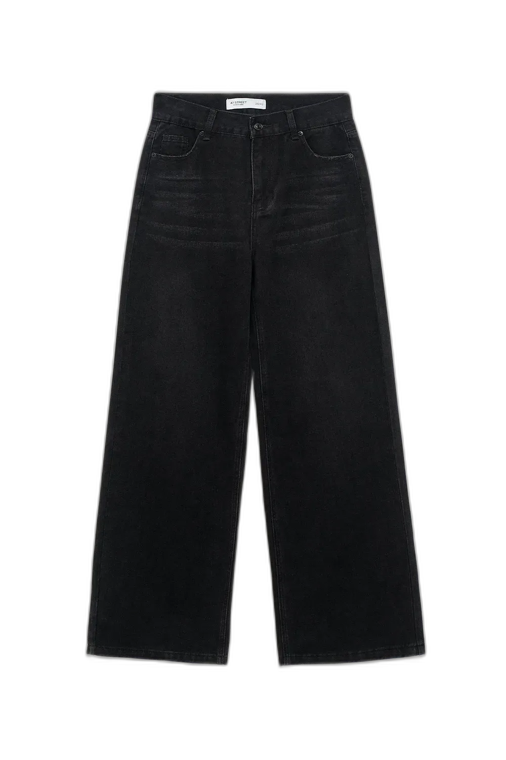 JEAN WIDE LEG DARK