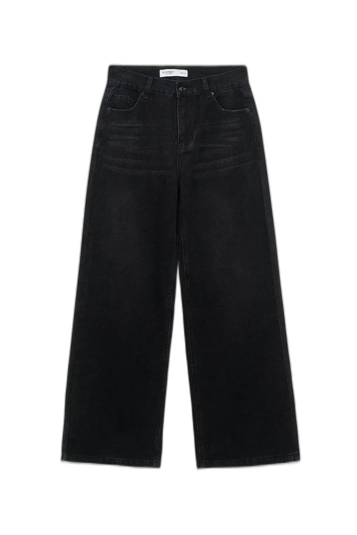 JEAN WIDE LEG DARK