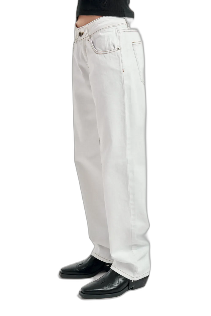 JEAN LOW RISE WHITE