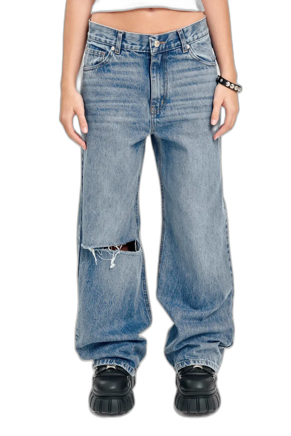 JEAN WIDE BROKEN