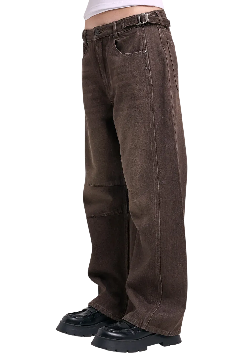 Jean Baggy Rules Brown 47 Street Mujer