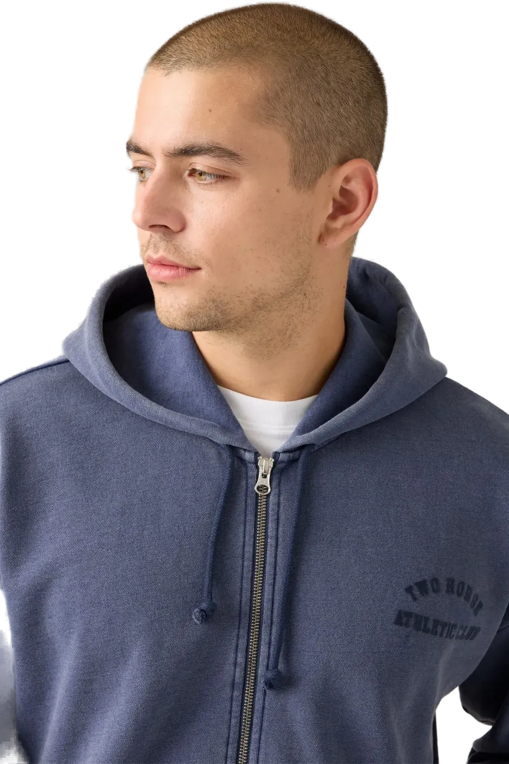 Campera Two Horse Cropped Zip Up Zodiac