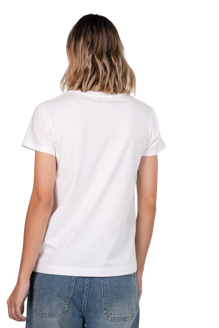 Remera Melocoton Helena 75 Manga Larga Escote Cuadrado