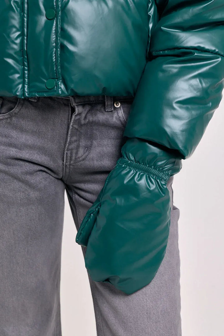 Campera 47 Street Lean Puffer Mujer con Cierre Frontal