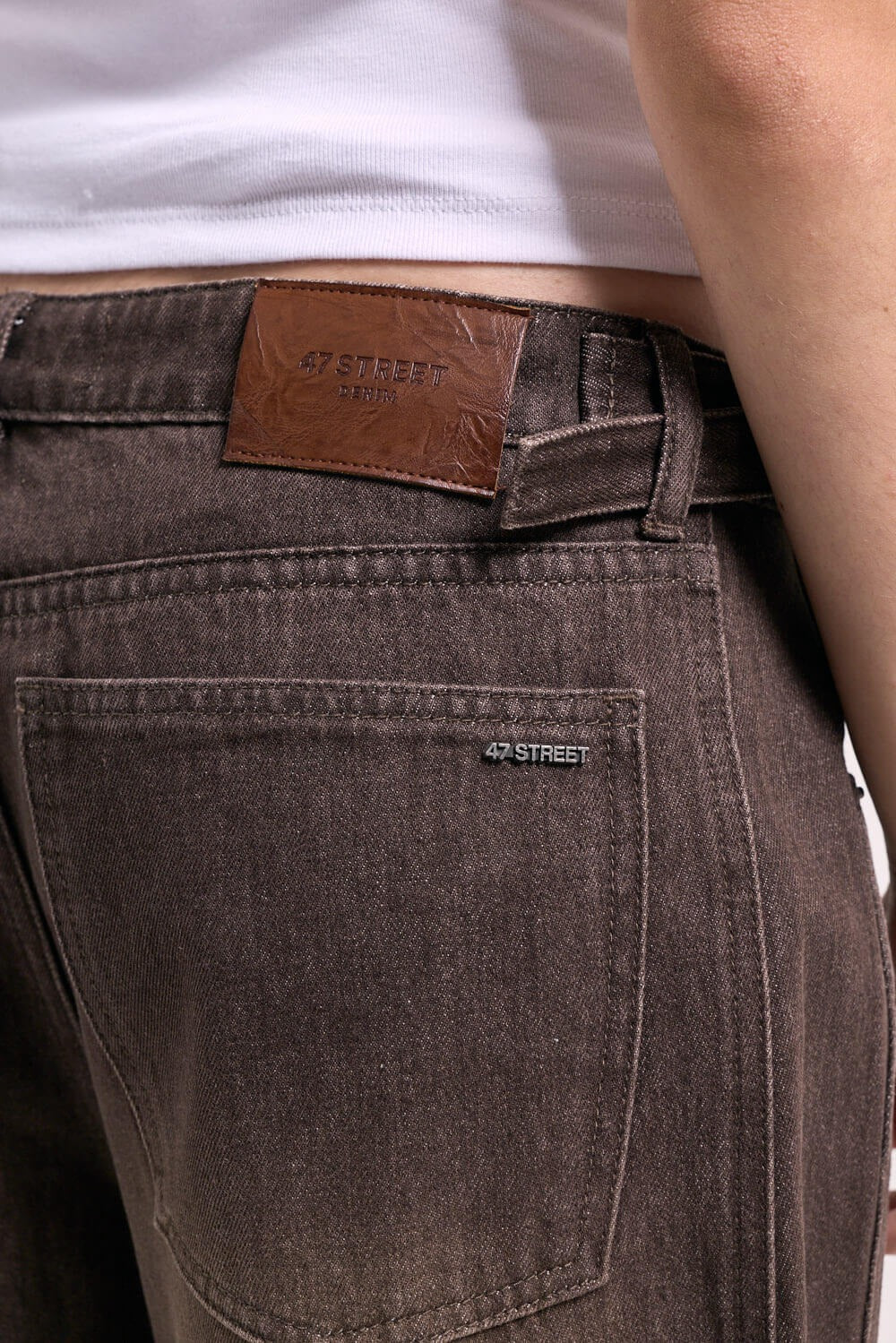 Jean Baggy Rules Brown 47 Street Mujer