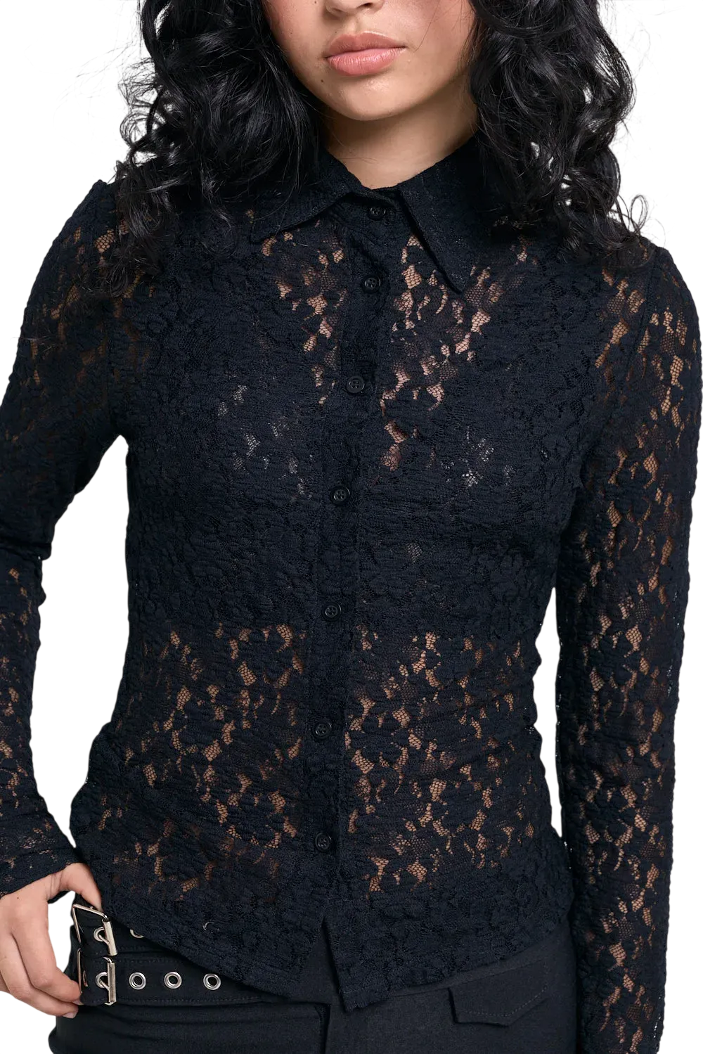 Camisa 47 Street Shima de Encaje para Mujer