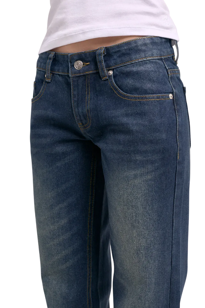 JEAN LOW RISE GUMMED