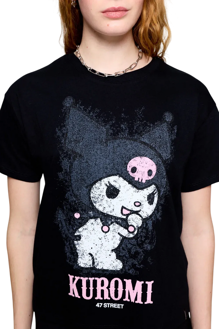 Remera 47 Street Kitty Kuromi Mujer