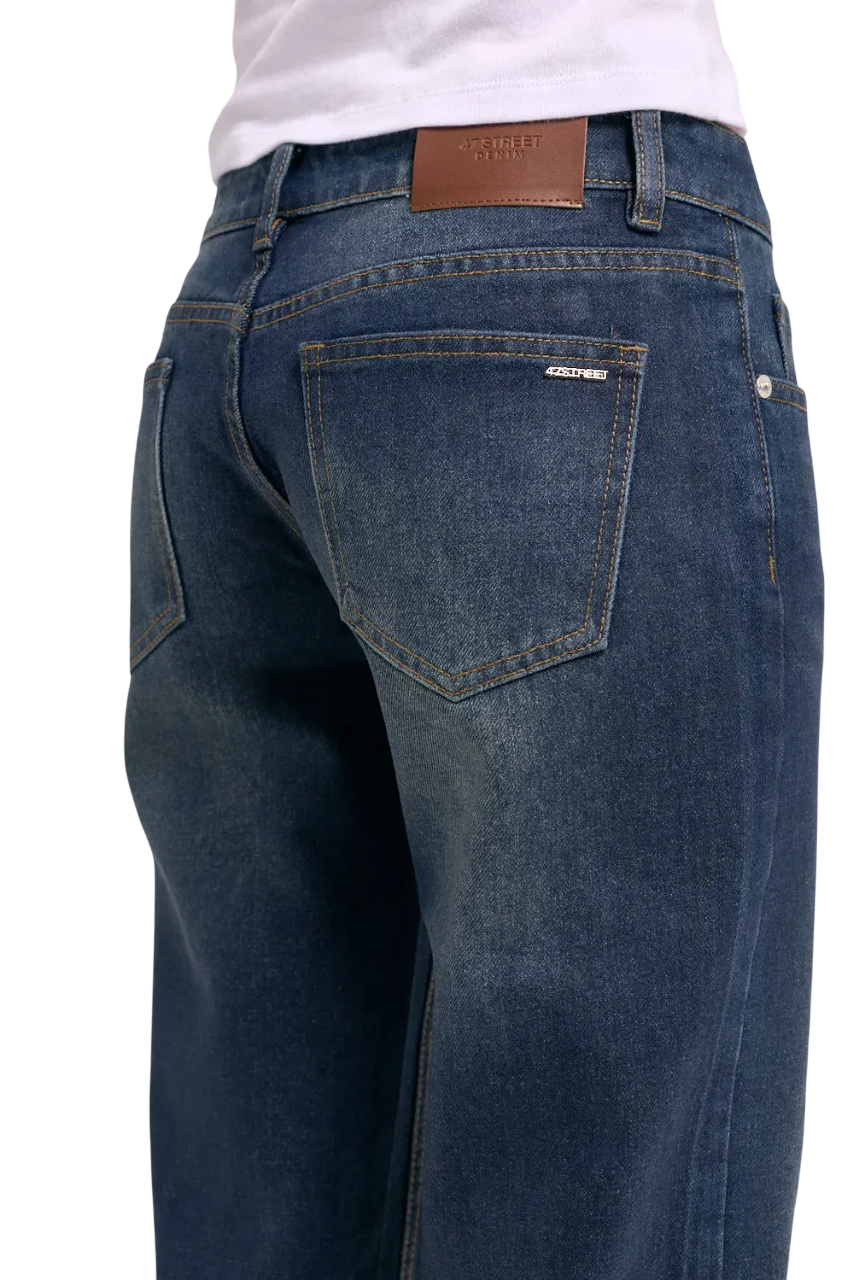 JEAN LOW RISE GUMMED