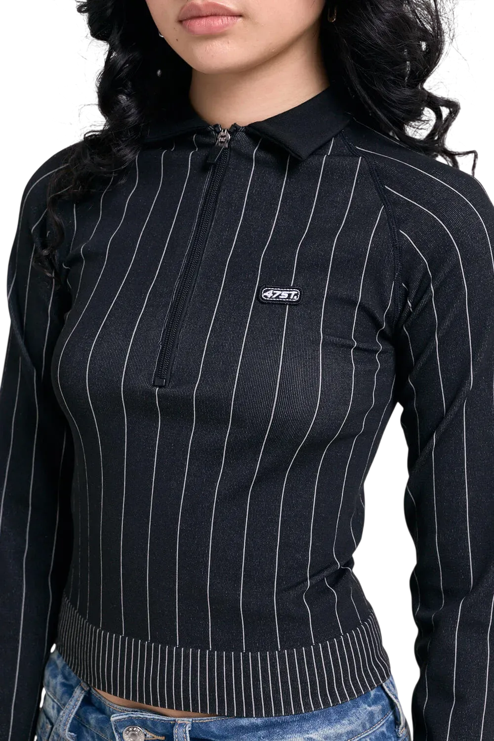 Chomba Manga Larga Instant 47 Street Mujer
