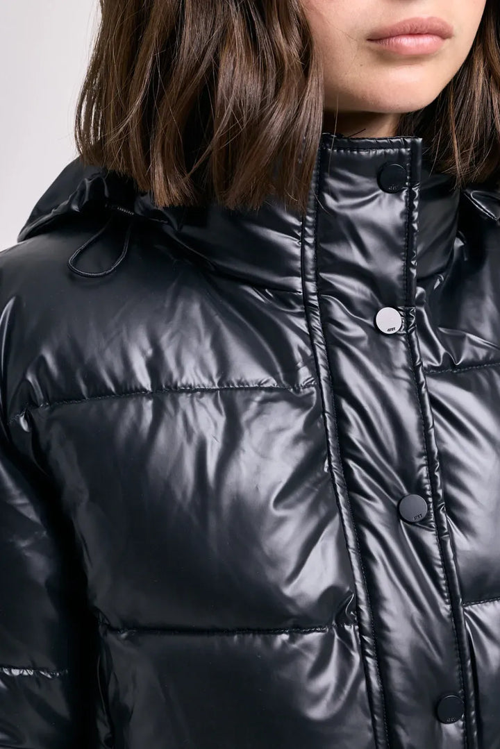 Campera 47 Street Lean Puffer Mujer con Cierre Frontal