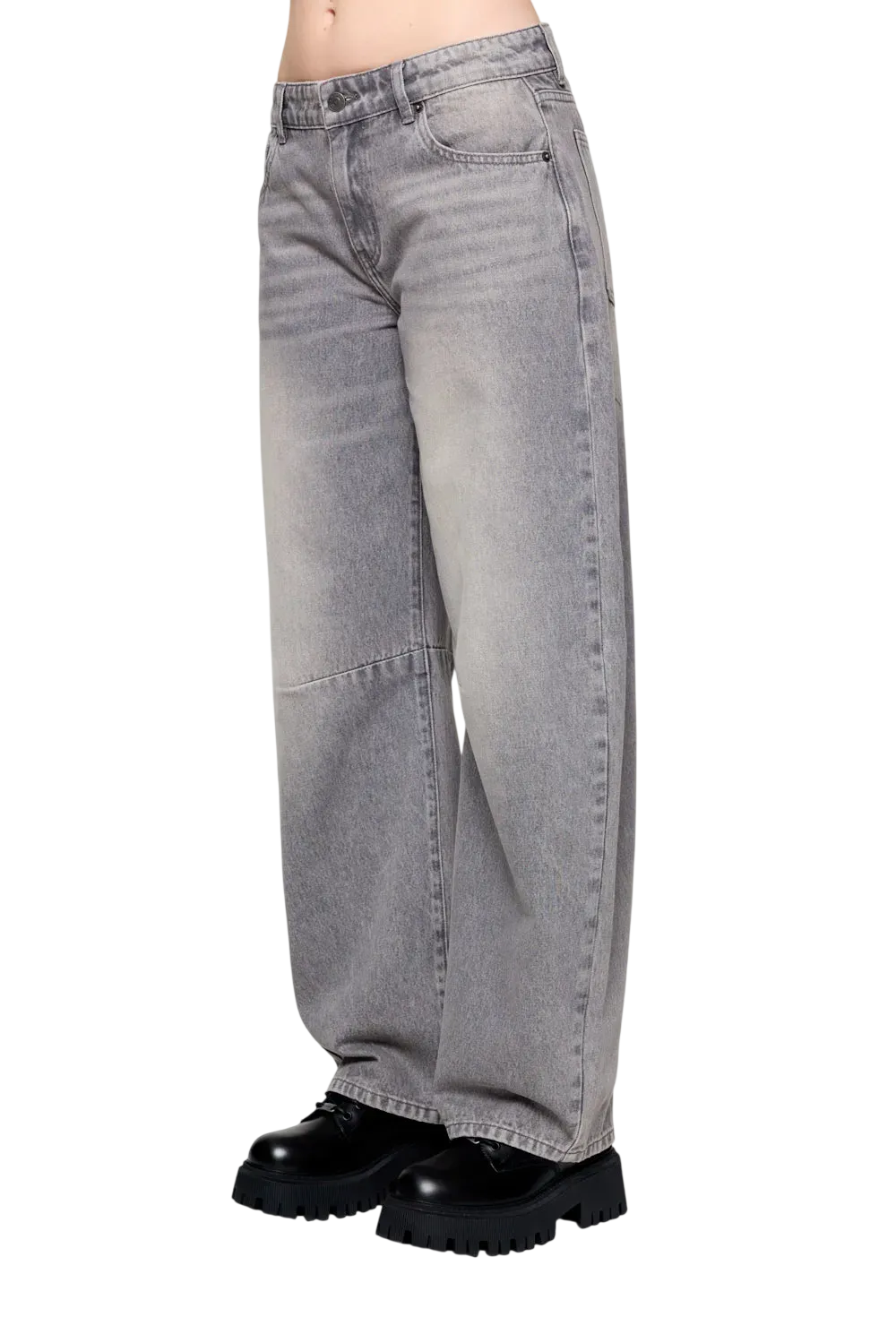 Jean Baggy Grey 47 Street Mujer