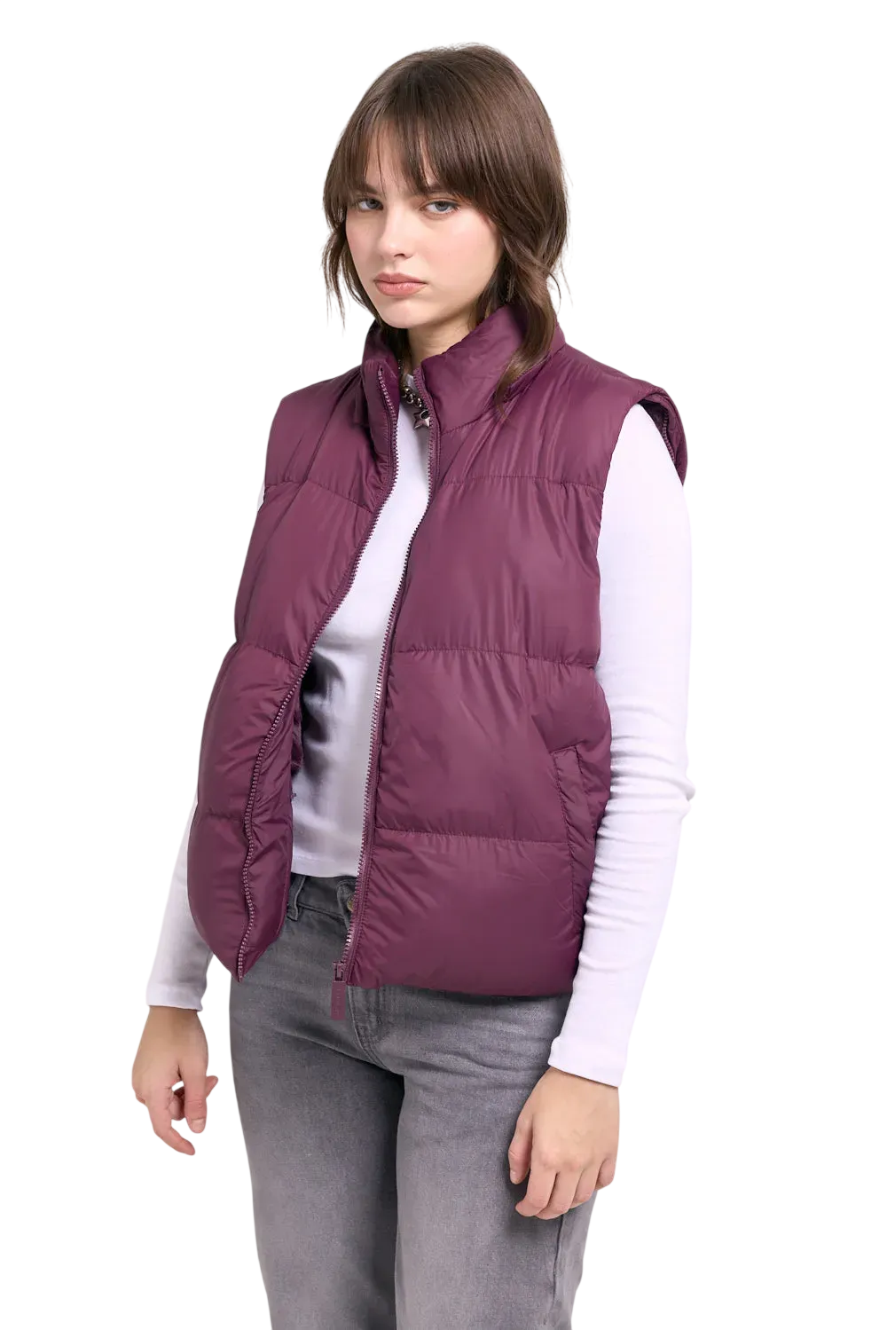 Campera Lock 47 Street Mujer Abrigada con Capucha