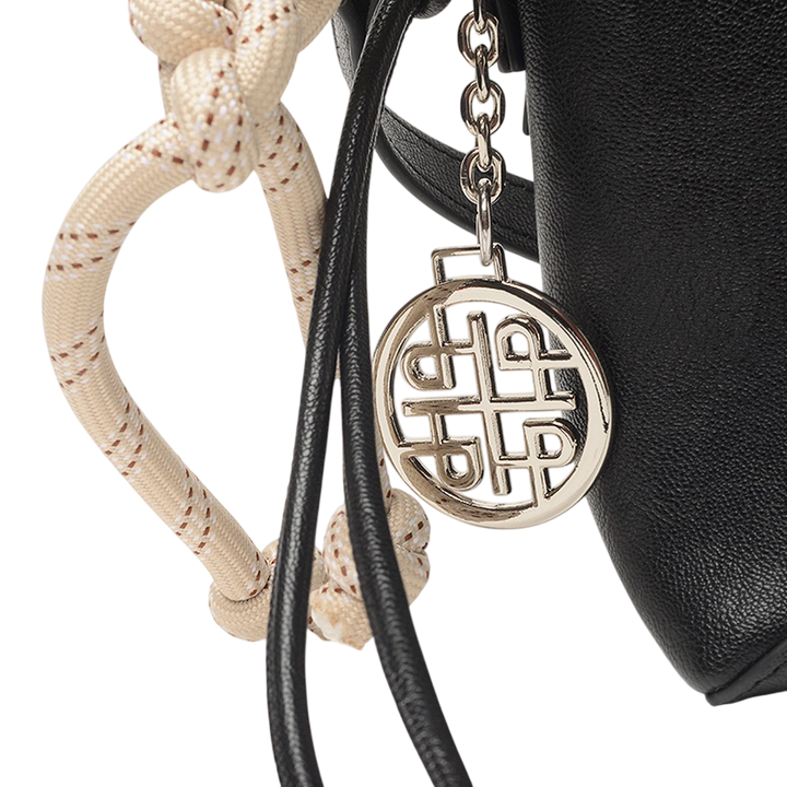 Bandolera Hush Puppies Salice Compacta Con Correas Desmontables Negra