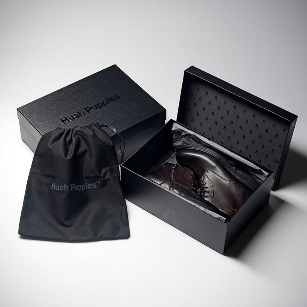 Borcego Hush Puppies Auster Marrón Cuero Hombre