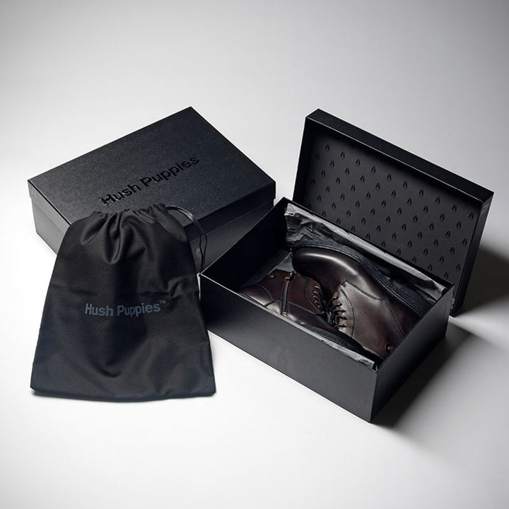 Borcego Hush Puppies Auster Marrón Cuero Hombre