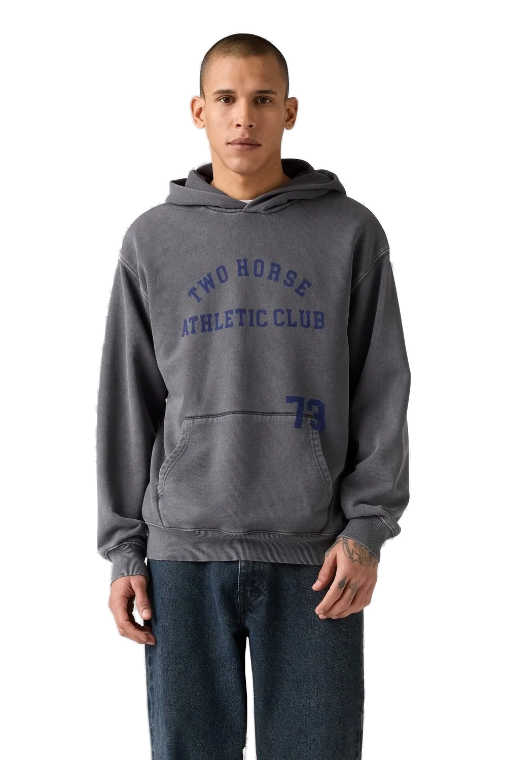 Buzo Two Horse Cropped Hoodie