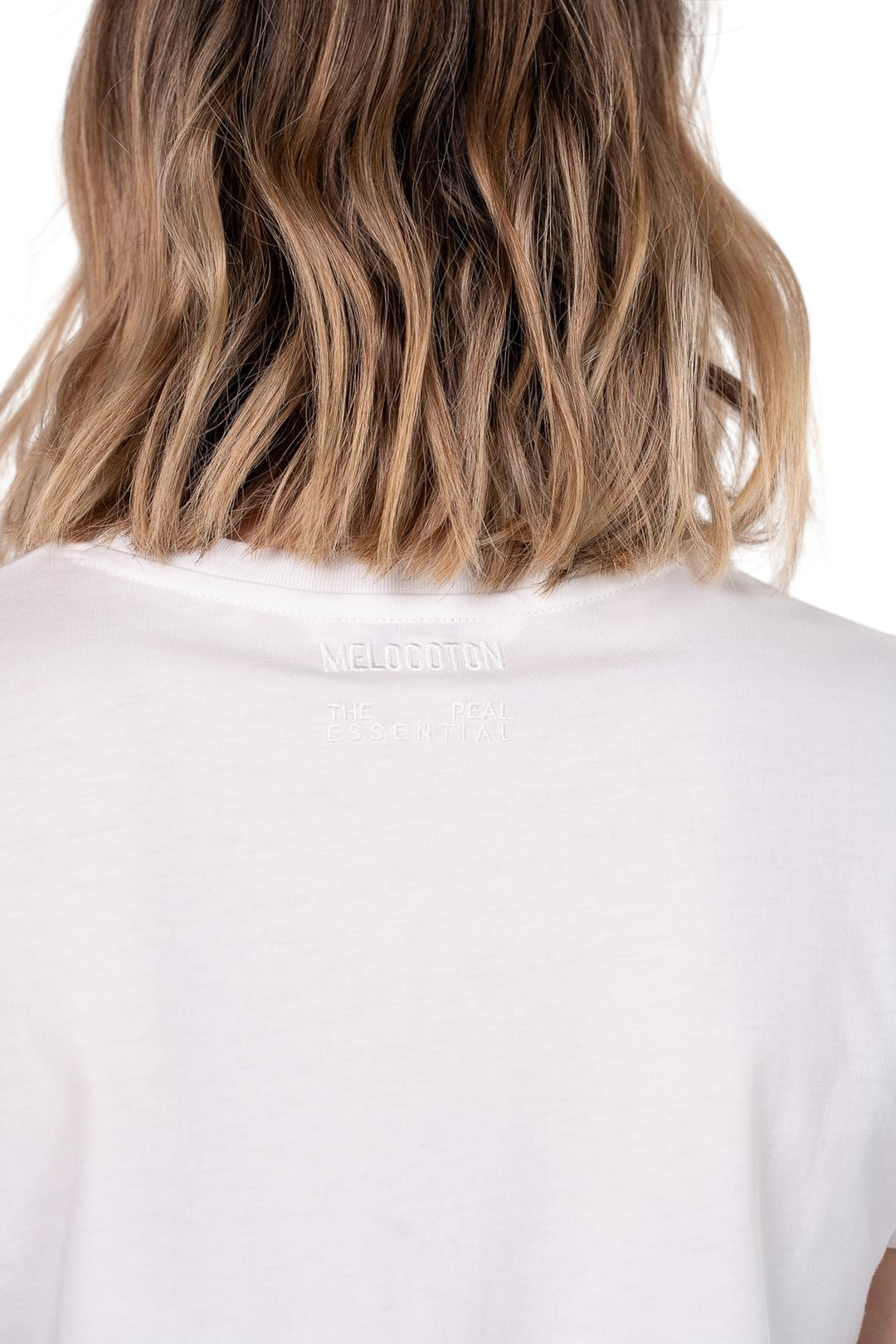 Remera Melocoton Helena 75 Manga Larga Escote Cuadrado