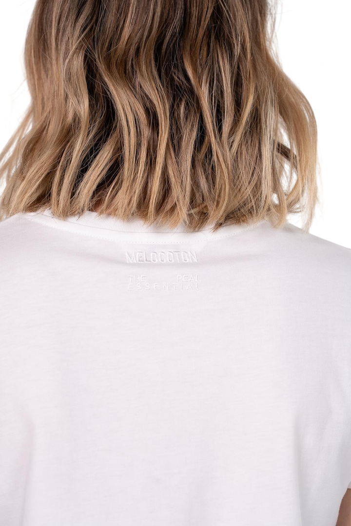 Remera Melocoton Helena 75 Manga Larga Escote Cuadrado