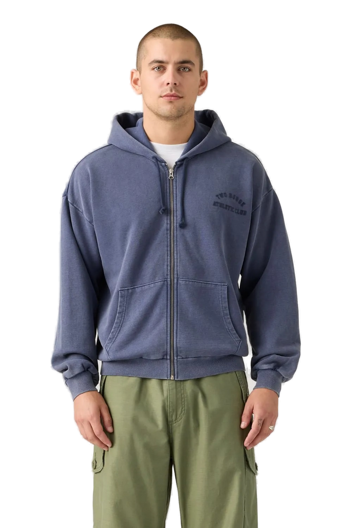 Campera Two Horse Cropped Zip Up Zodiac