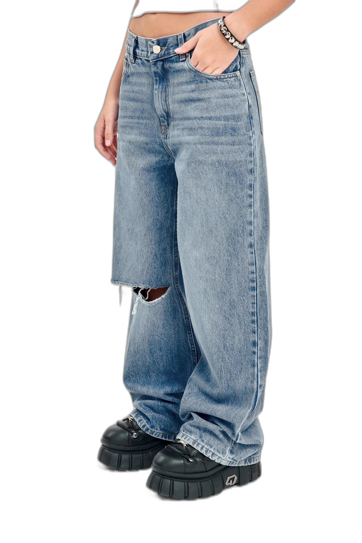 JEAN WIDE BROKEN