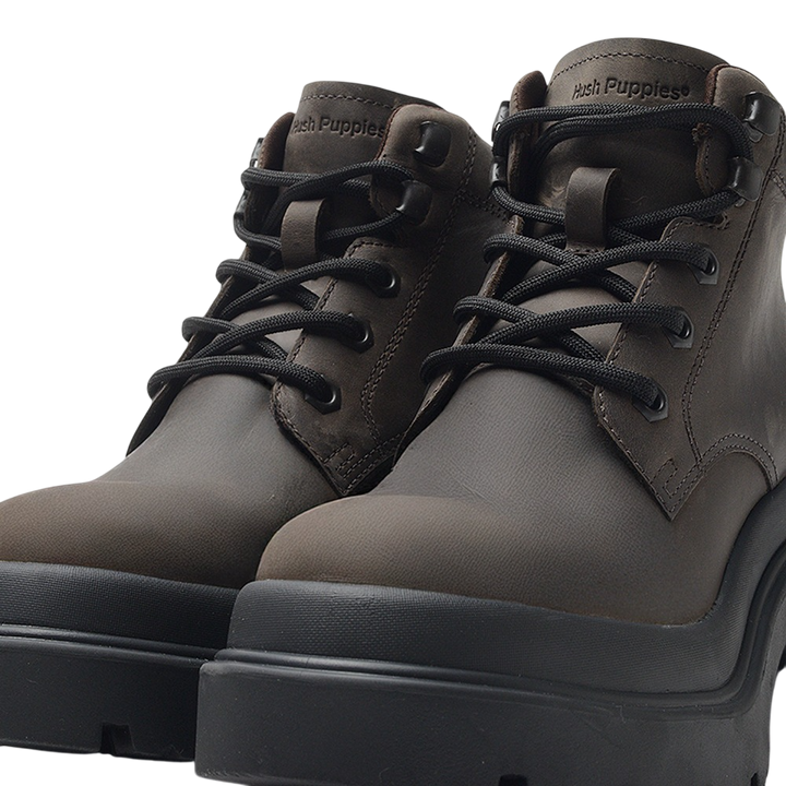 Borcego Hush Puppies Morris Negro Mujer