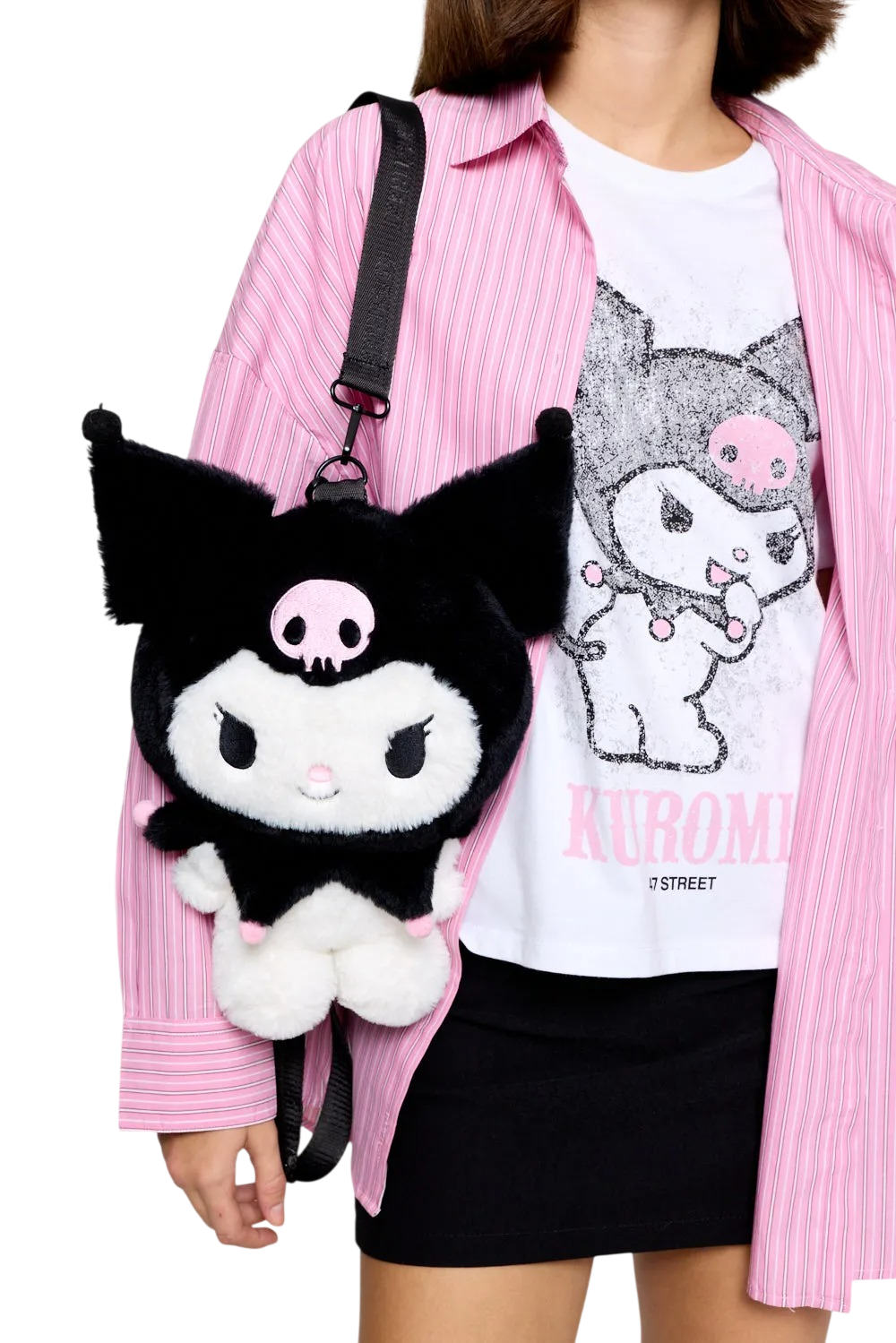 Mochila Kuromi Stuffed 47 Street Mujer
