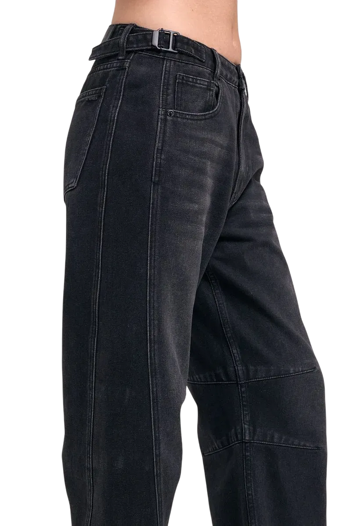 Jean Baggy Rules Black 47 Street Mujer