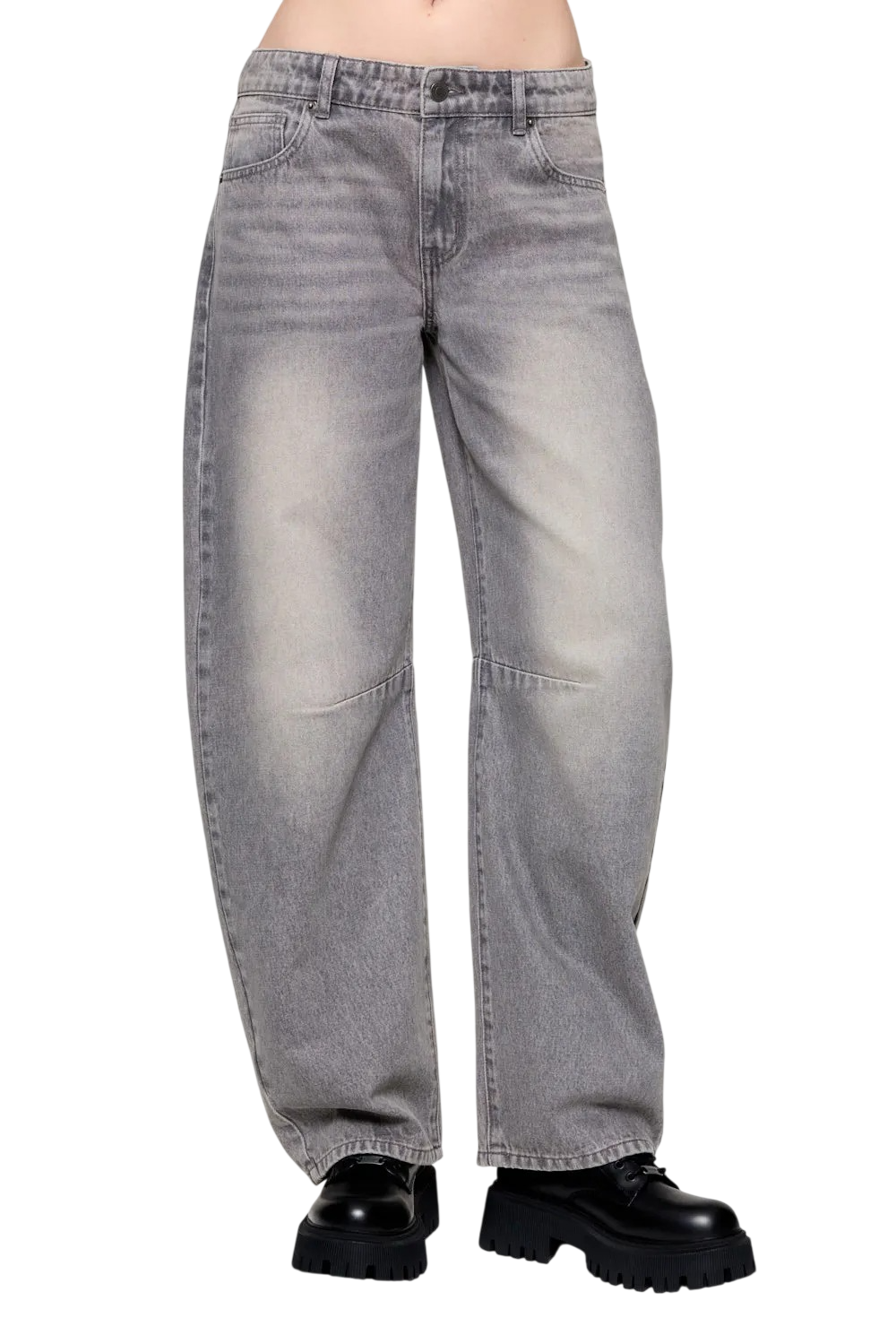 Jean Baggy Grey 47 Street Mujer