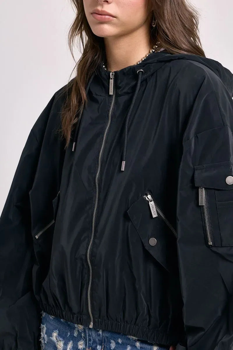 Campera 47 Street Oxford Puffer Corta Acolchada