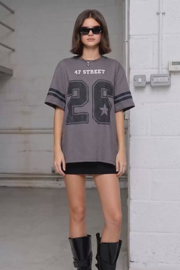 Remerón 47 Street Star League Mujer Oversize