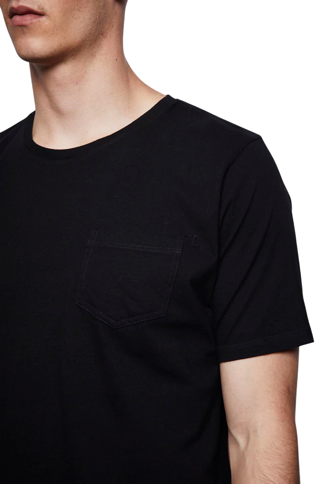 Remera Rock Pocket Black